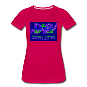 Women’s D4G Color Logo T-Shirt - dark pink