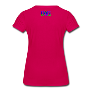 Women’s D4G Color Logo T-Shirt - dark pink