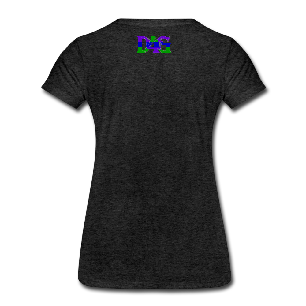 Women’s D4G Color Logo T-Shirt - charcoal gray