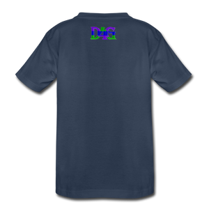 Youth D4G Color Logo T-Shirt - navy