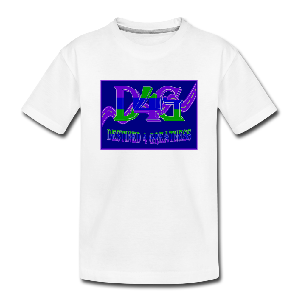 Toddler D4G Color Logo T-Shirt - white