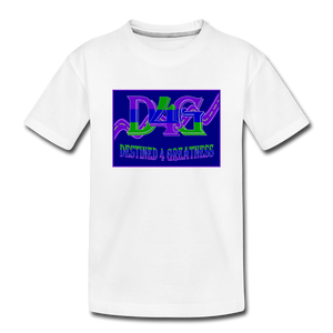 Toddler D4G Color Logo T-Shirt - white