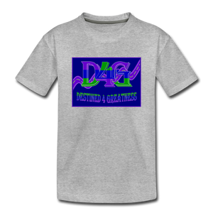 Toddler D4G Color Logo T-Shirt - heather gray