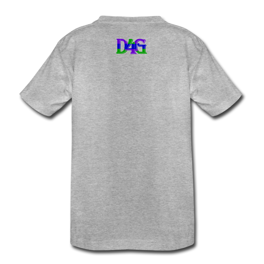 Toddler D4G Color Logo T-Shirt - heather gray