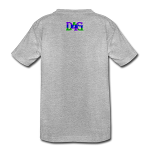 Toddler D4G Color Logo T-Shirt - heather gray