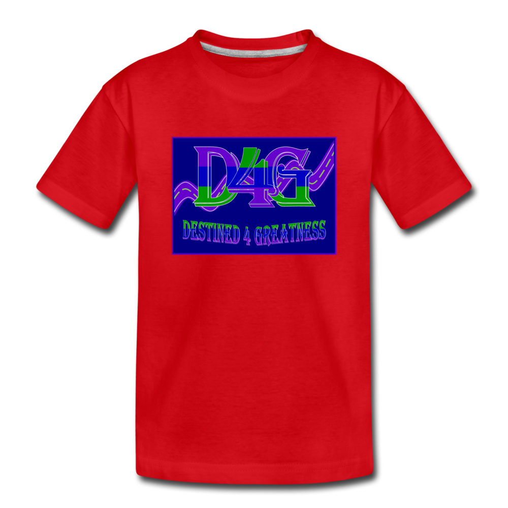 Toddler D4G Color Logo T-Shirt - red