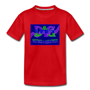 Toddler D4G Color Logo T-Shirt - red