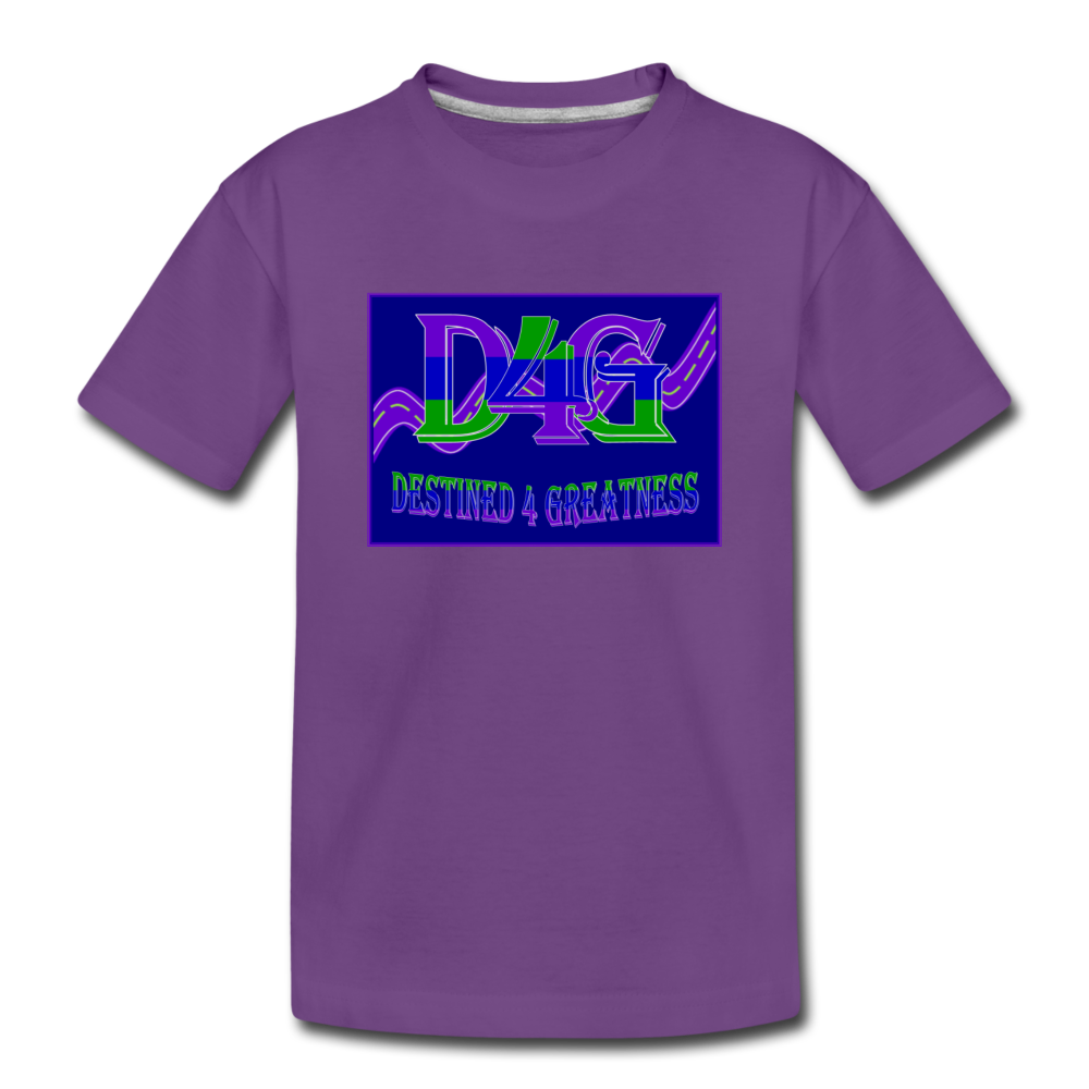 Toddler D4G Color Logo T-Shirt - purple