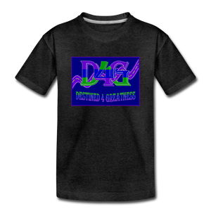 Toddler D4G Color Logo T-Shirt - charcoal gray