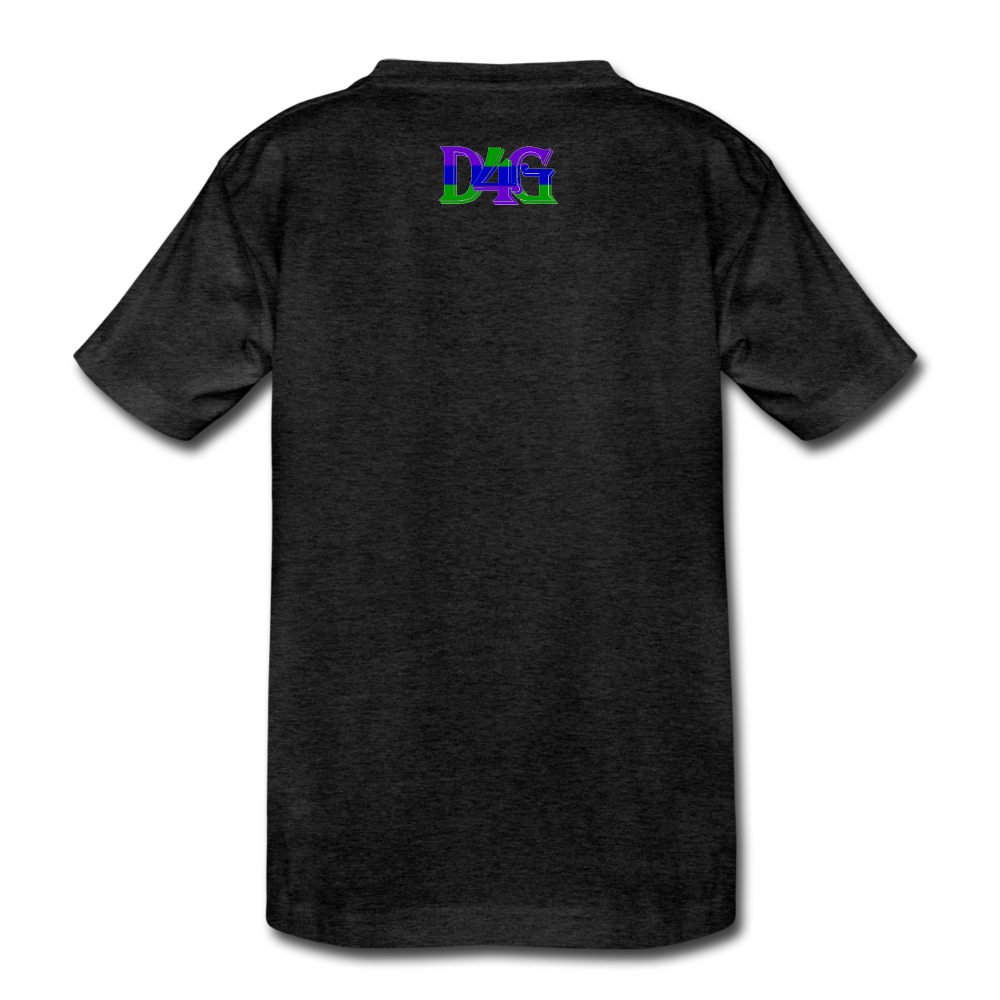 Toddler D4G Color Logo T-Shirt - charcoal gray