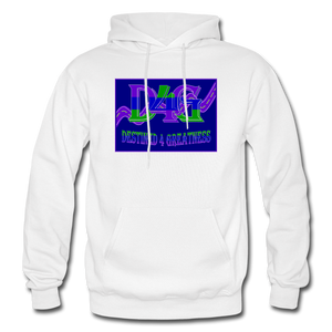 D4G Color Logo Adult Hoodie - white