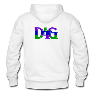 D4G Color Logo Adult Hoodie - white