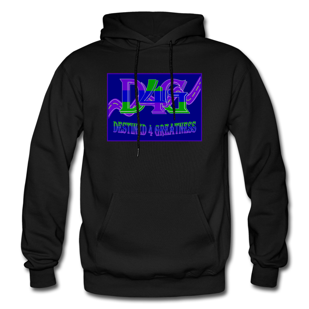 D4G Color Logo Adult Hoodie - black