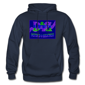 D4G Color Logo Adult Hoodie - navy