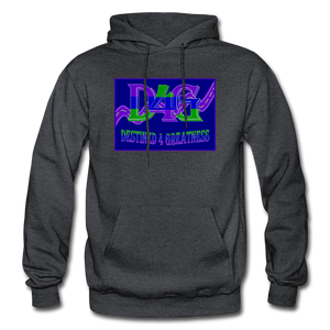 D4G Color Logo Adult Hoodie - charcoal gray