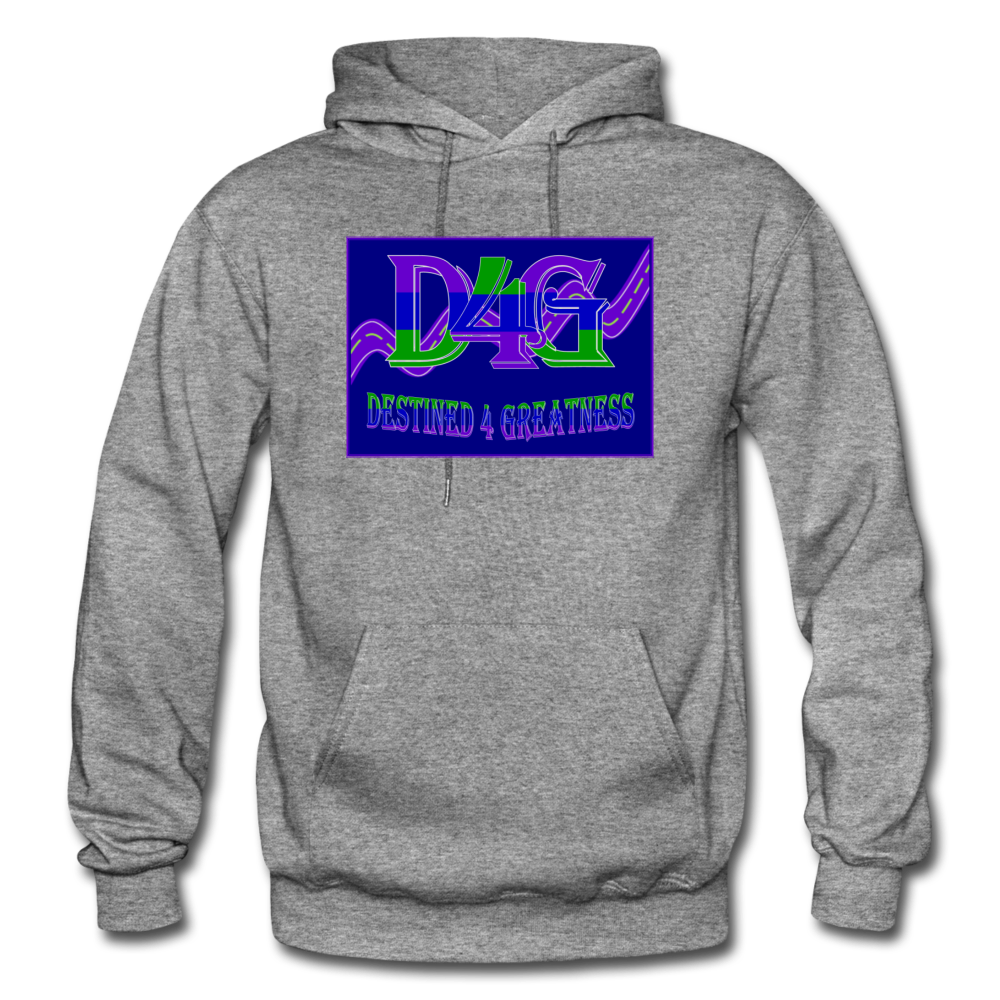 D4G Color Logo Adult Hoodie - graphite heather