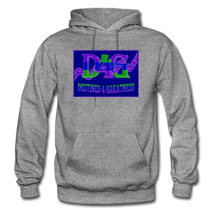 D4G Color Logo Adult Hoodie - graphite heather