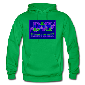 D4G Color Logo Adult Hoodie - kelly green