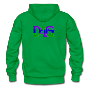 D4G Color Logo Adult Hoodie - kelly green