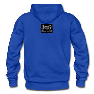 Red I AM Adult Hoodie - royal blue