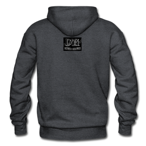 Red I AM Adult Hoodie - charcoal gray