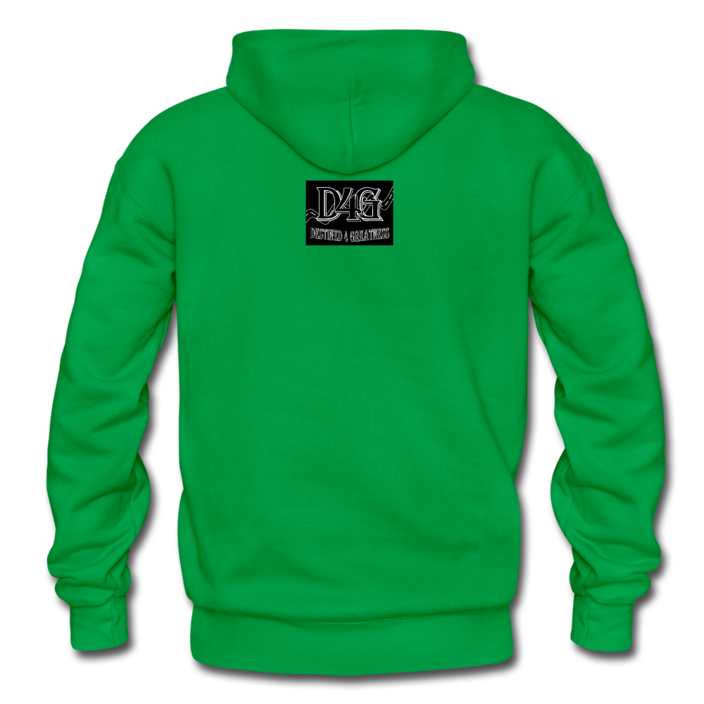 Red I AM Adult Hoodie - kelly green