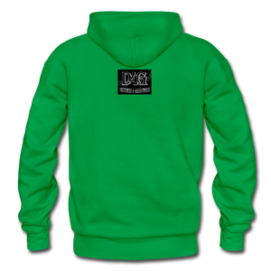 Red I AM Adult Hoodie - kelly green