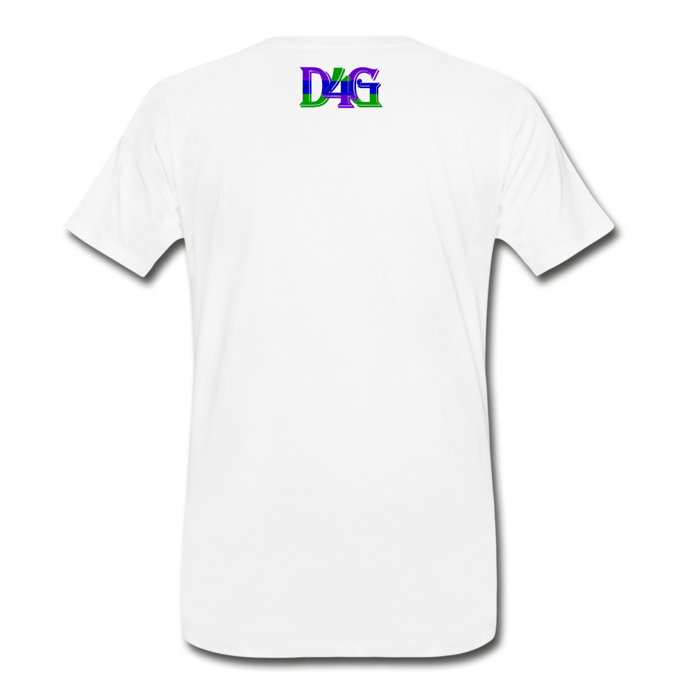 Men's D4G Color Logo T-Shirt - white