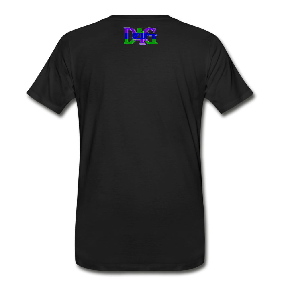 Men's D4G Color Logo T-Shirt - black