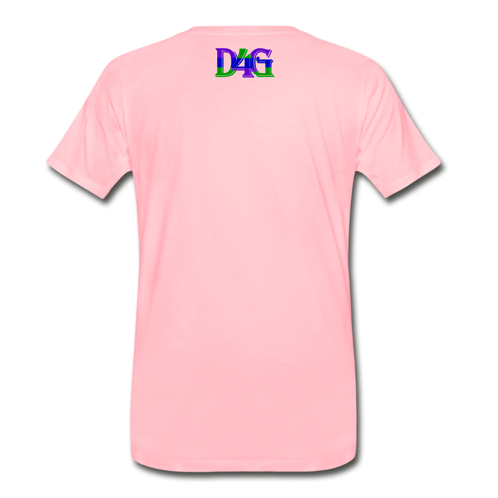 Men's D4G Color Logo T-Shirt - pink