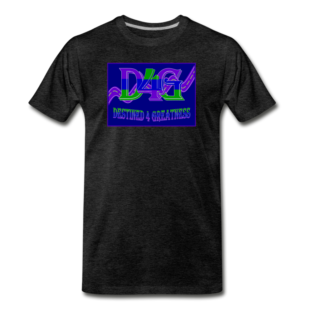 Men's D4G Color Logo T-Shirt - charcoal gray