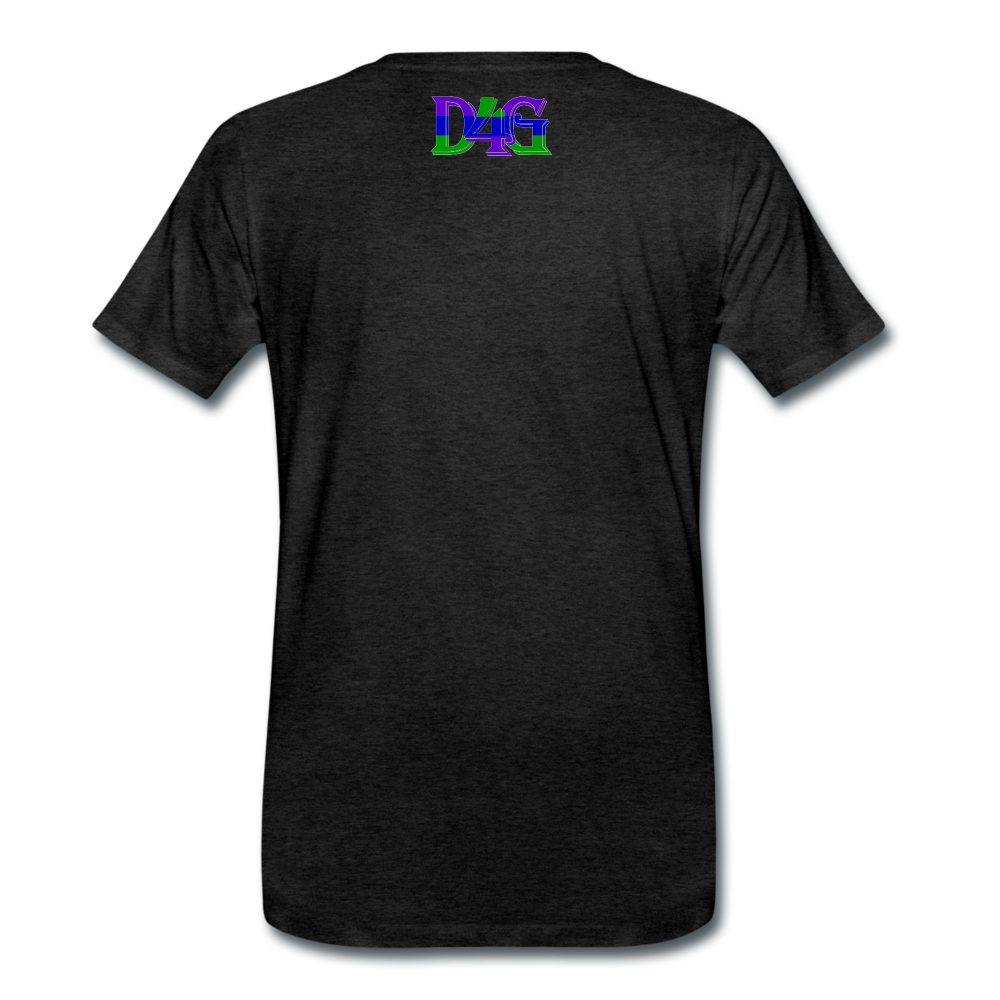 Men's D4G Color Logo T-Shirt - charcoal gray