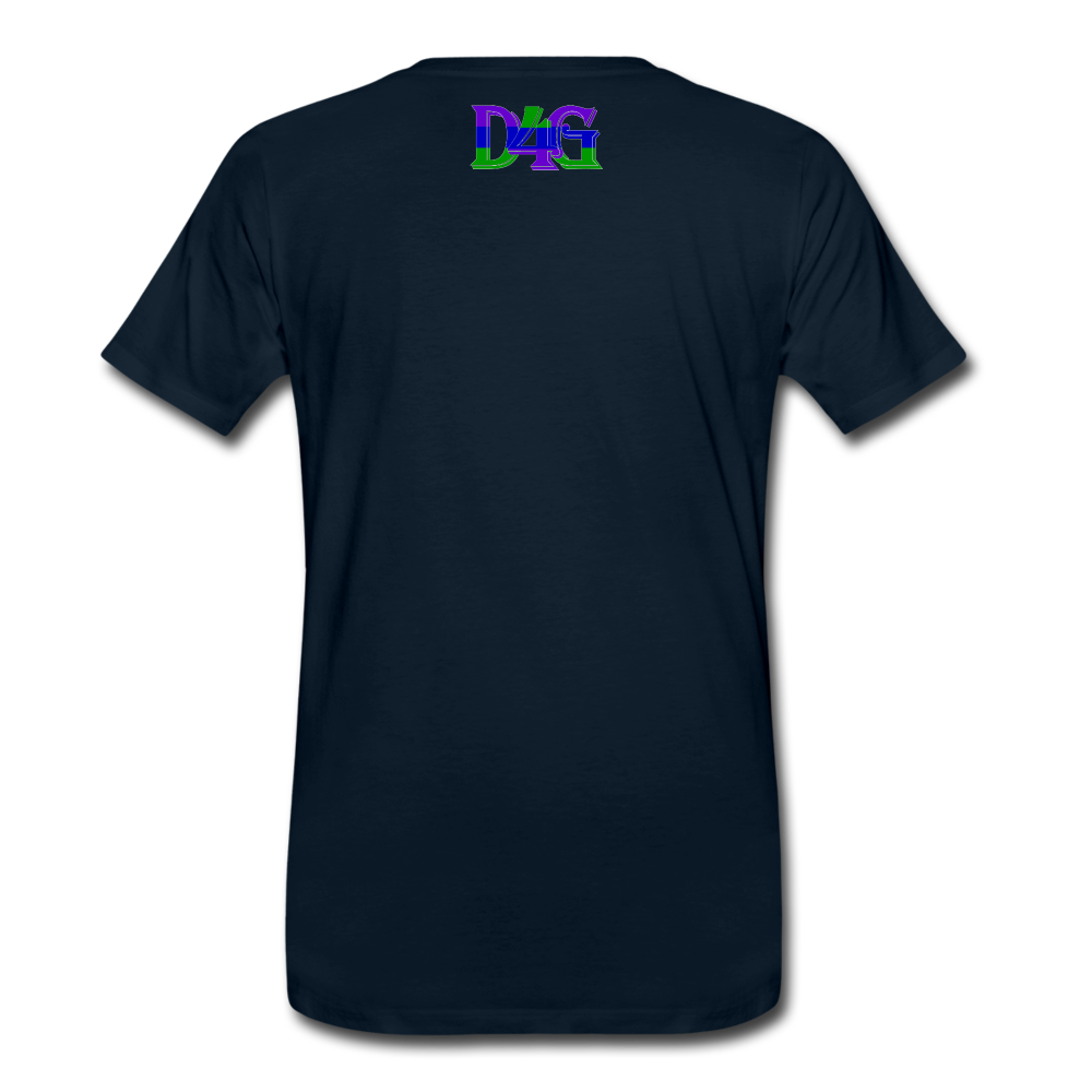 Men's D4G Color Logo T-Shirt - deep navy