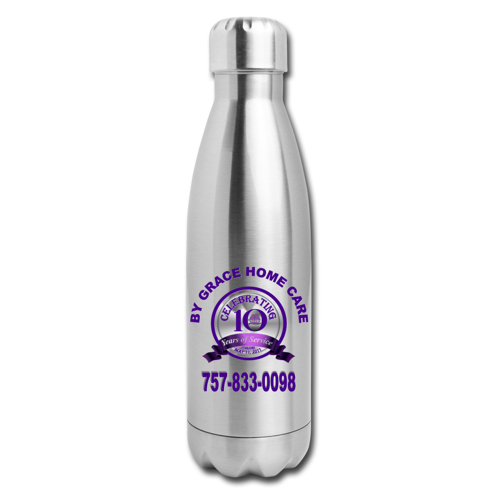 BGHC 10Years Insulated Stainless Steel Water Bottle - silver