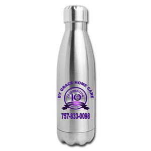 BGHC 10Years Insulated Stainless Steel Water Bottle - silver