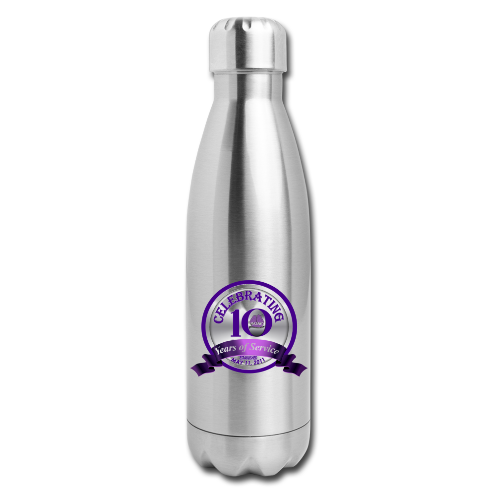 BGHC 10Years Insulated Stainless Steel Water Bottle - silver