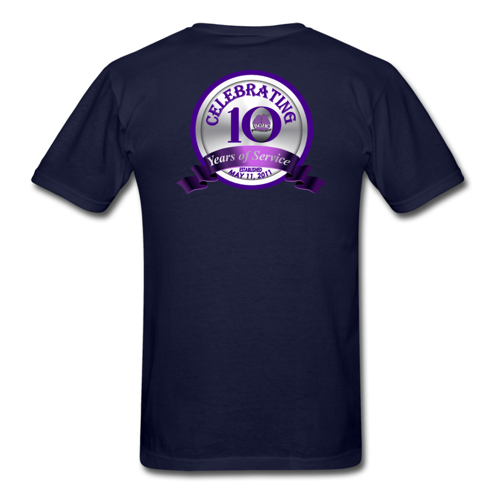 BGHC 10 Years Unisex Classic T-Shirt - navy