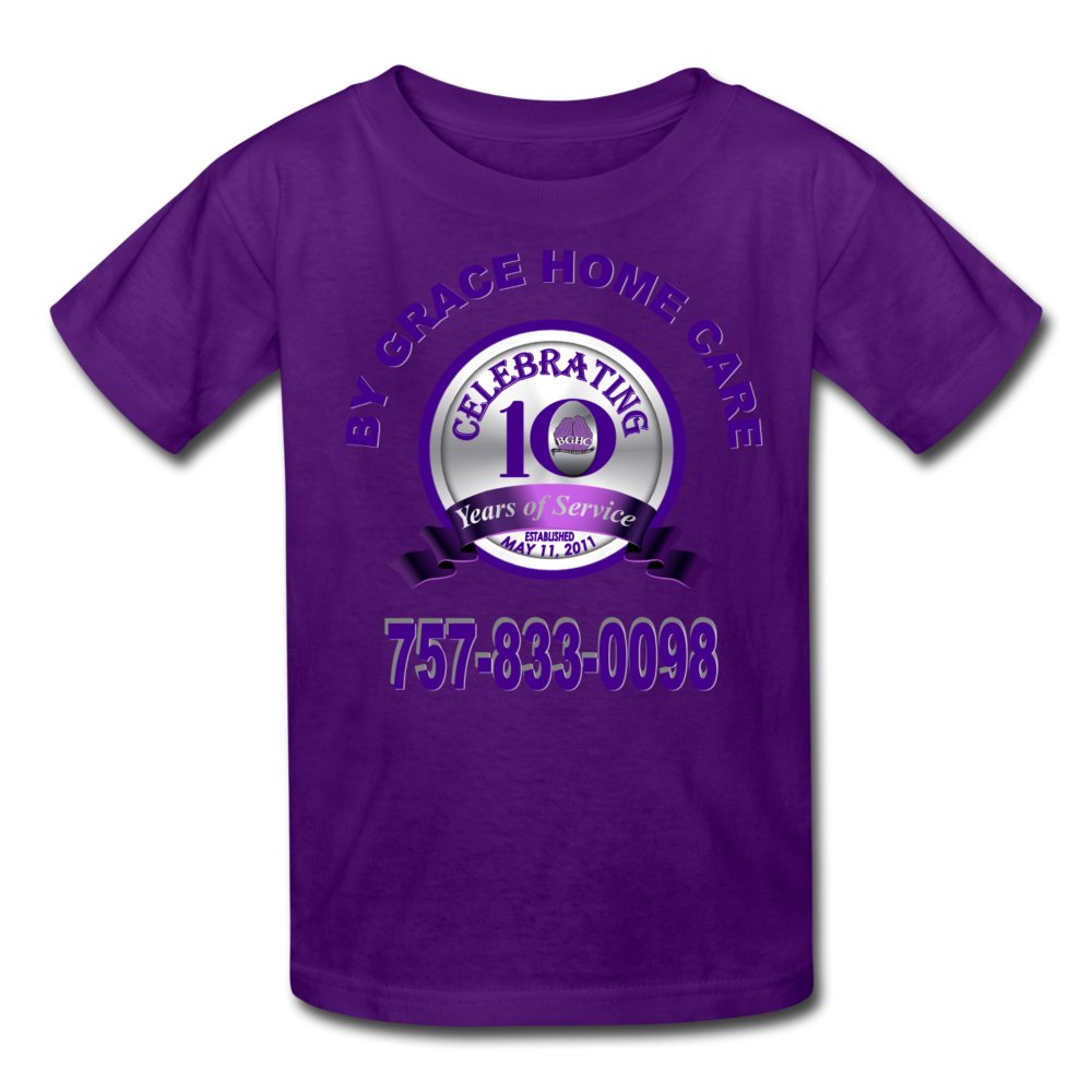 BGHC 10 Years Youth T-Shirt - purple