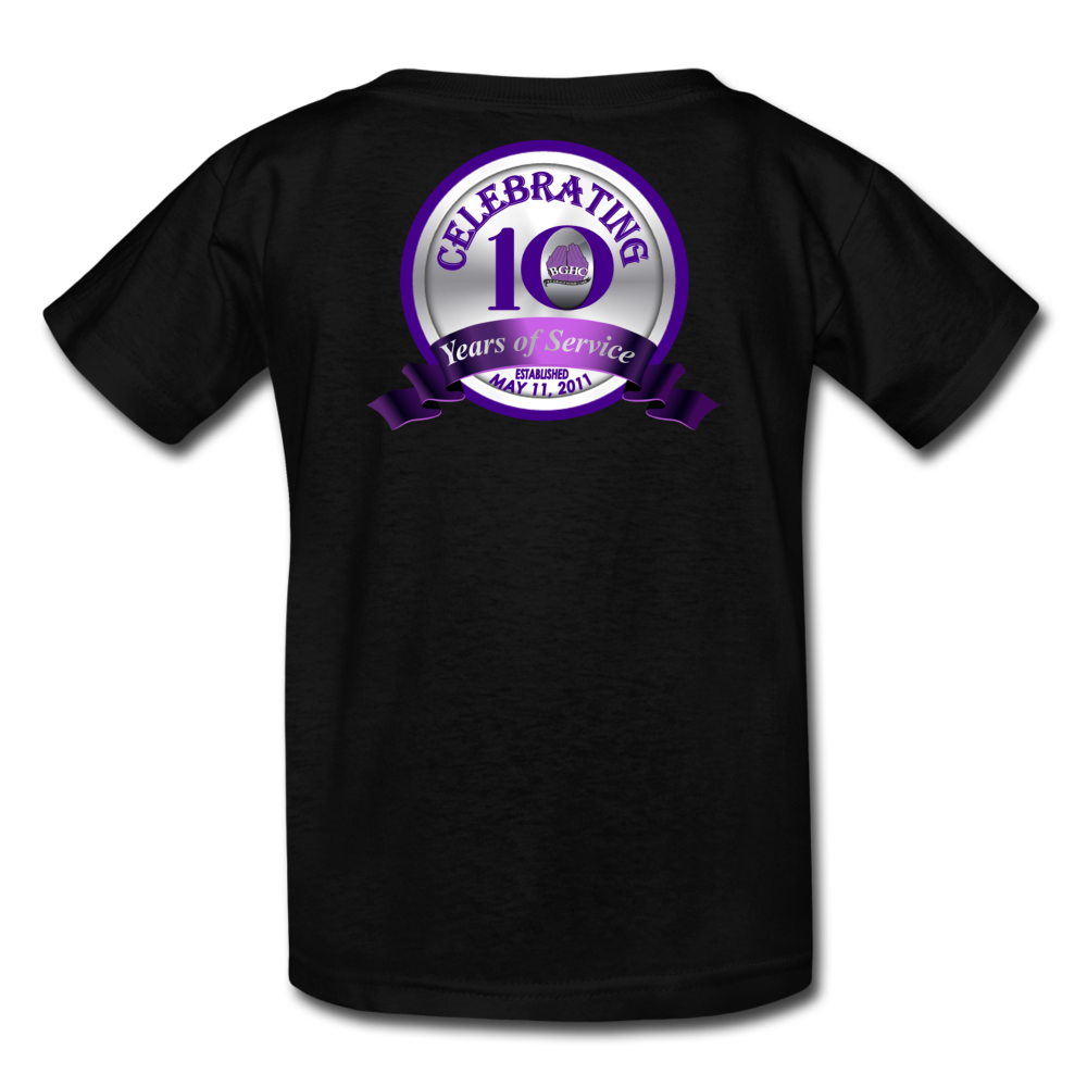 BGHC 10 Years Youth T-Shirt - black