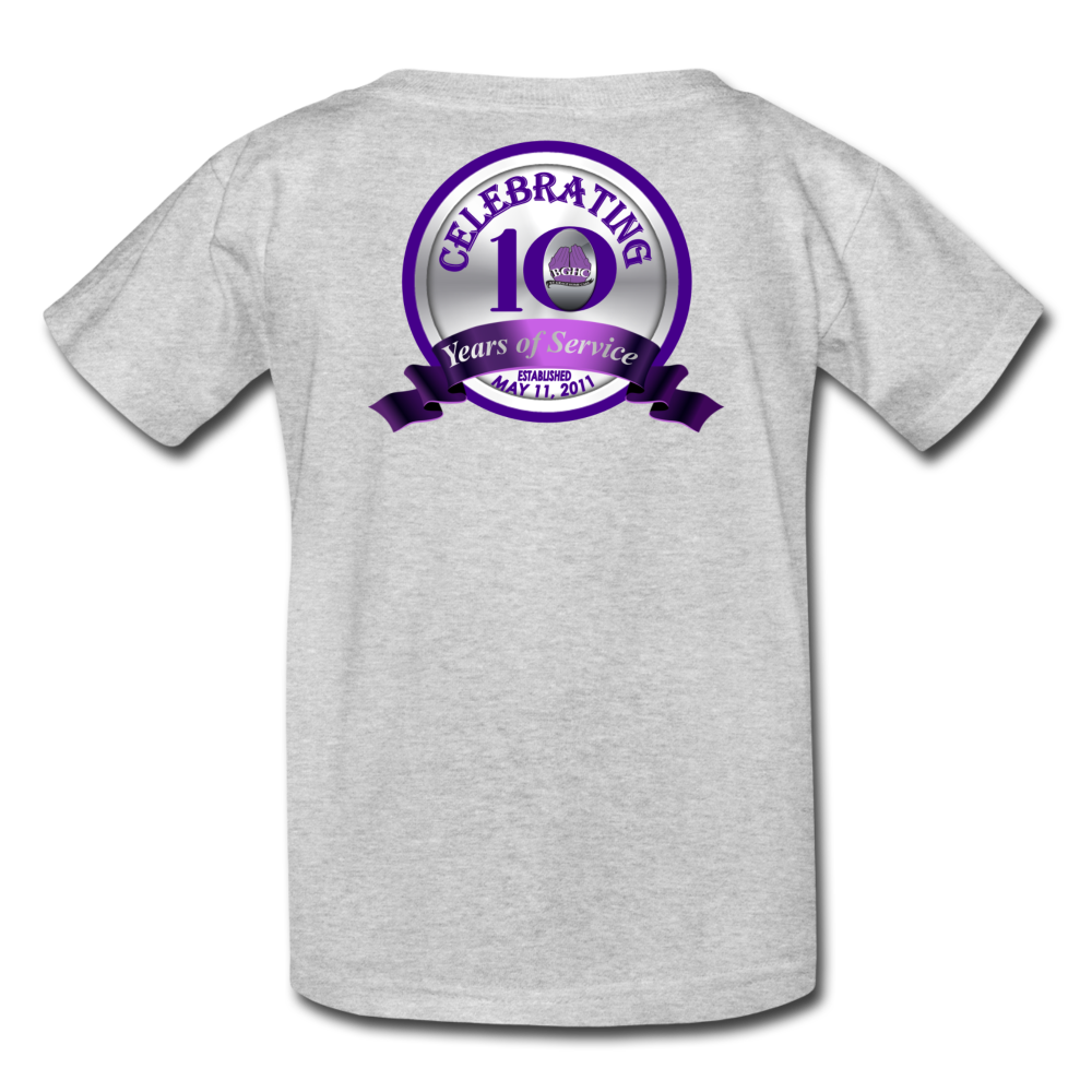 BGHC 10 Years Youth T-Shirt - heather gray