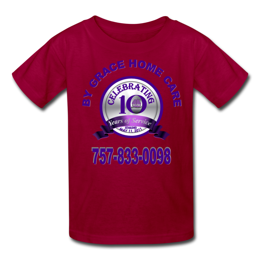 BGHC 10 Years Youth T-Shirt - dark red