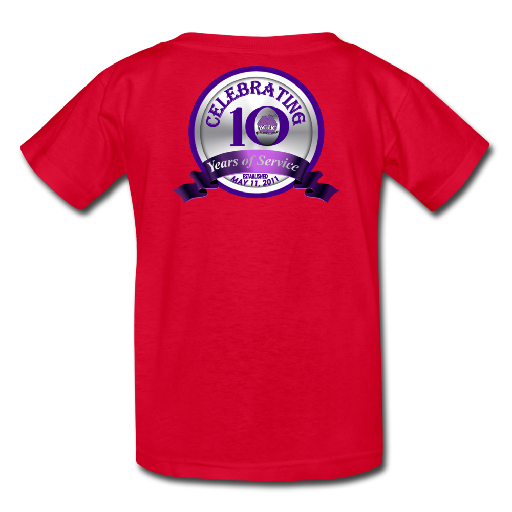 BGHC 10 Years Youth T-Shirt - red