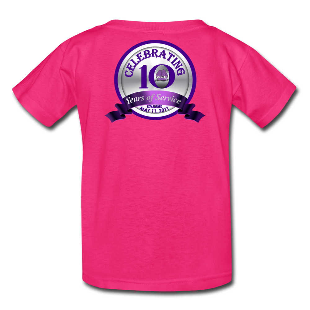 BGHC 10 Years Youth T-Shirt - fuchsia