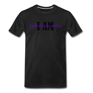 Men's Purple I AM T-Shirt - black