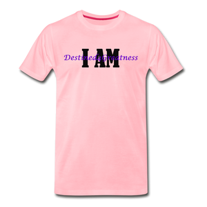 Men's Purple I AM T-Shirt - pink