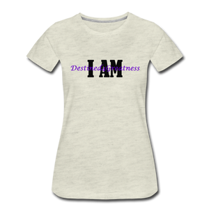 Women’s Premium T-Shirt - heather oatmeal