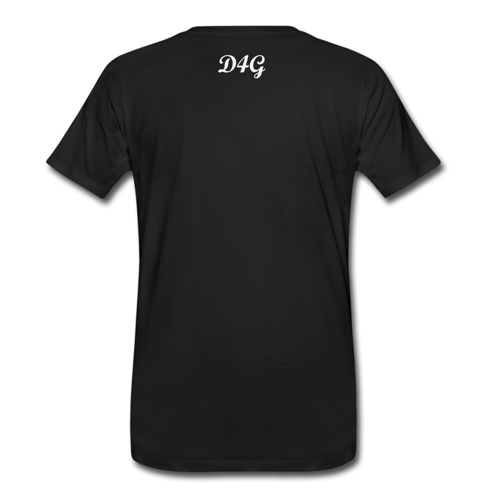 Men's B&W REAL T-Shirt - black