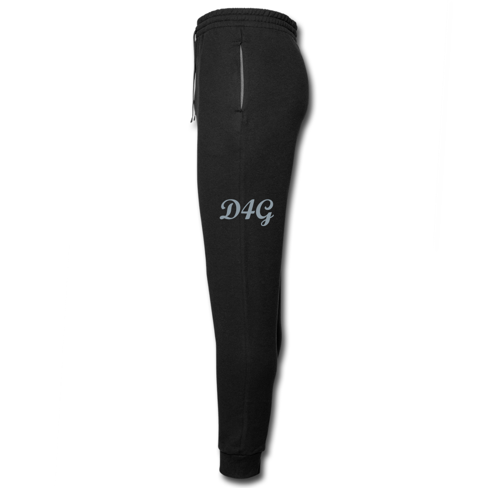 Metallic Silver D4G Joggers (Charcoal grey joggers) - black/asphalt