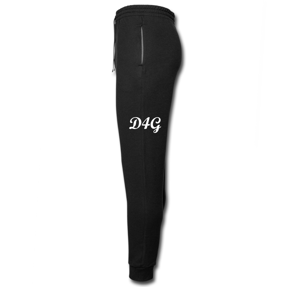 Black & White D4G Joggers (Charcoal grey joggers) - black/asphalt