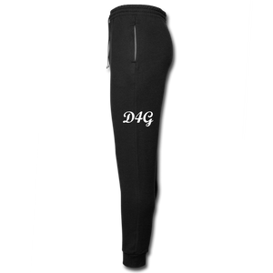 Black & White D4G Joggers (Charcoal grey joggers) - black/asphalt